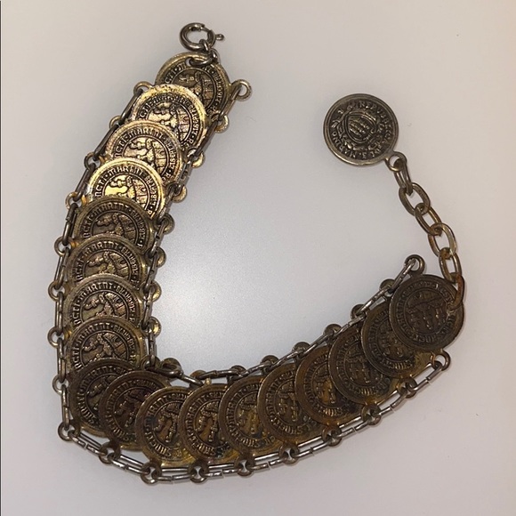 Jewelry - Vintage Coin Bracelet-San Marino